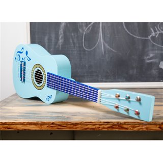 New Classic Toys - Guitar - Blue with Music Notes